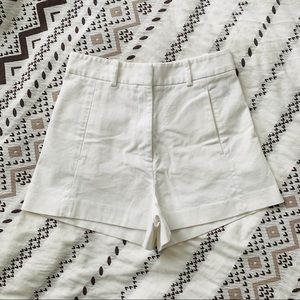 Victoria's Secret White High-Waisted Shorts - Sz 2
